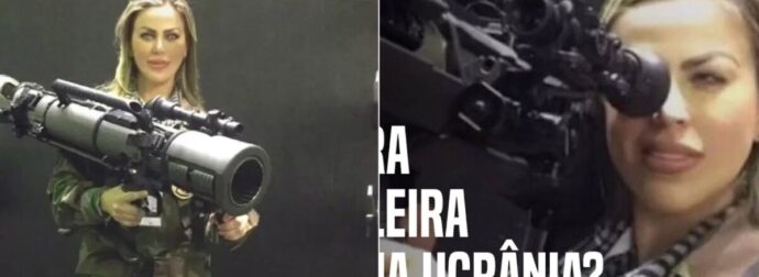 Η Βραζιλιάνα Μοντέλο, Που Ήταν sniper Στην Ουκρανία, Σκοτώθηκε Από Ρωσικό Πύραυλο (vids)