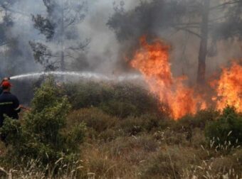 Φωτιά στη Θεσσαλονίκη – Καίγεται το Σέιχ Σου