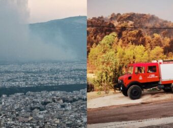 Δίχως τέλος ο εφιάλτης στην Αττική: Καίγονται σπίτια και εργοστάσια, εκκενώνονται γηροκομεία, ανυπολόγιστες καταστροφές