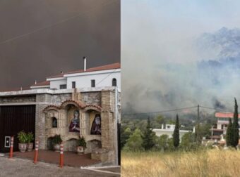 Καίγεται η Πάρνηθα: Καίγονται σπίτια, εκκενώθηκαν οικισμοί, απειλείται ο Εθνικός Δρυμός