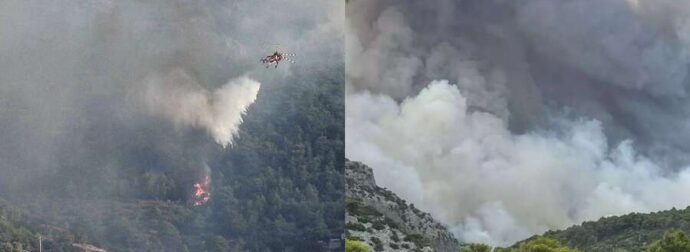 Σπαράζει η μητέρα γη: Οι φλόγες καίνε και τον τελευταίο «πνεύμονα» της Αττικής – Η φωτιά έφτασε στον Εθνικό Δρυμό της Πάρνηθας