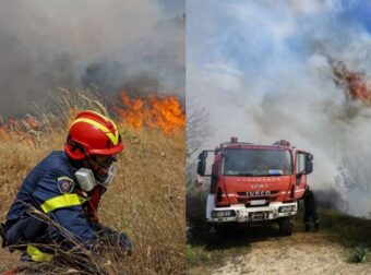 Φωτιά στην Ζάκυνθο: Ξέσπασε δασική πυρκαγιά στο Καταστάρι – Τραυματίστηκε εποχικός πυροσβέστης